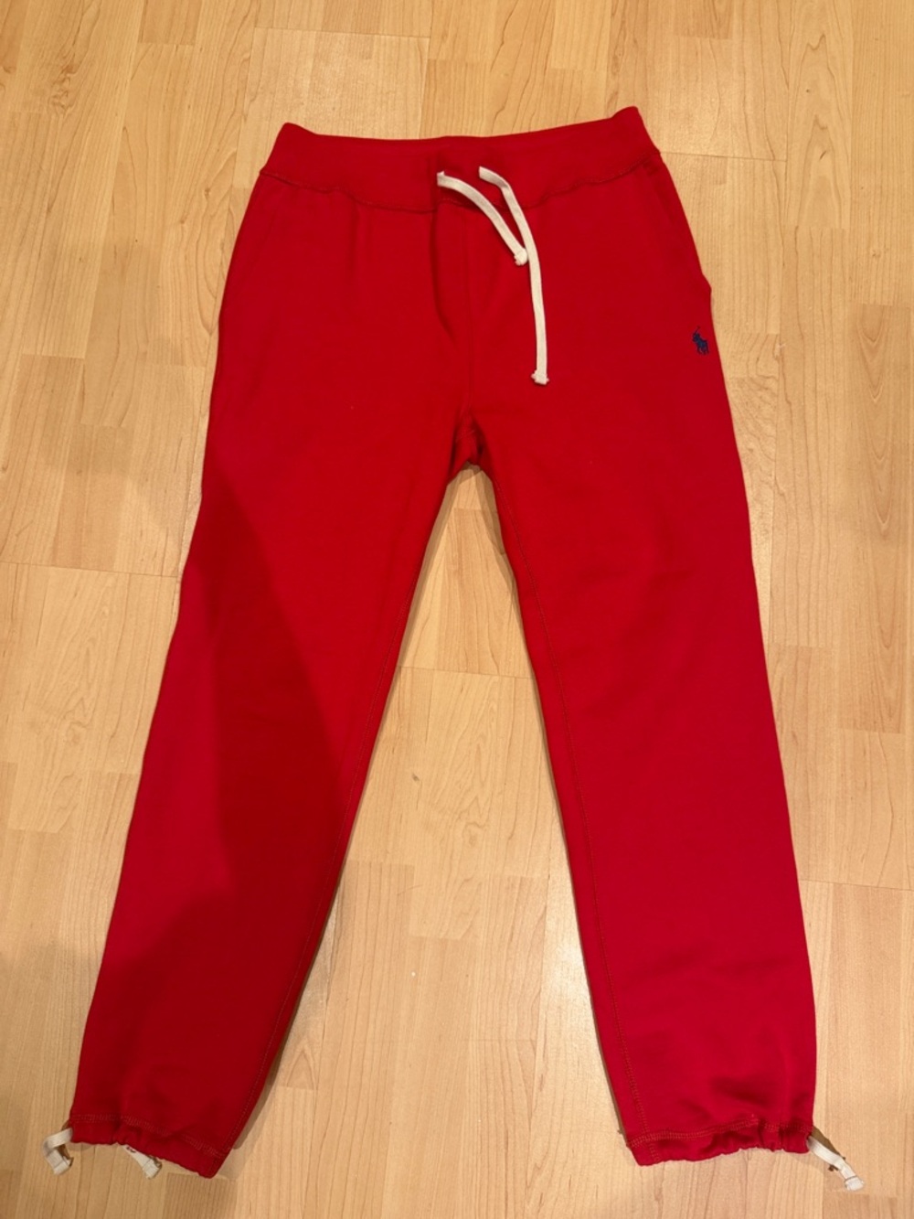 Polo by Ralph Lauren Red men sweat pants with White Drawstring